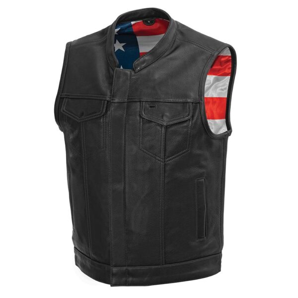 Leather Motorcycle Vest