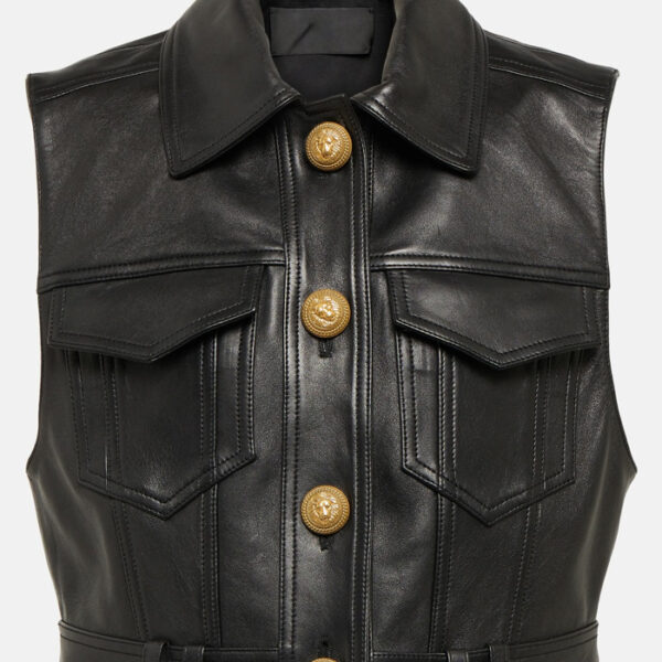 leather vest