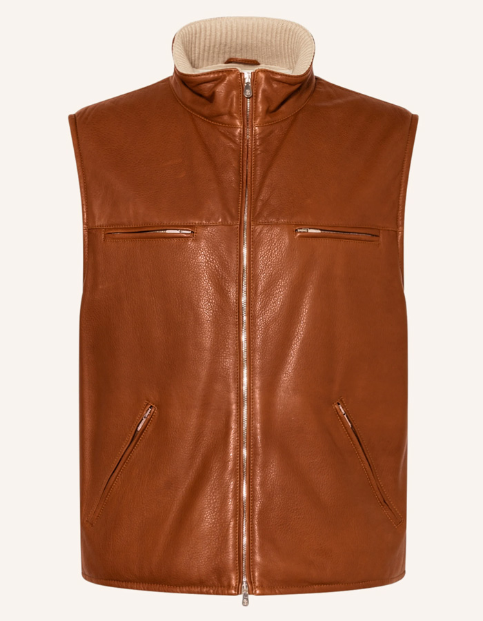 leather vest